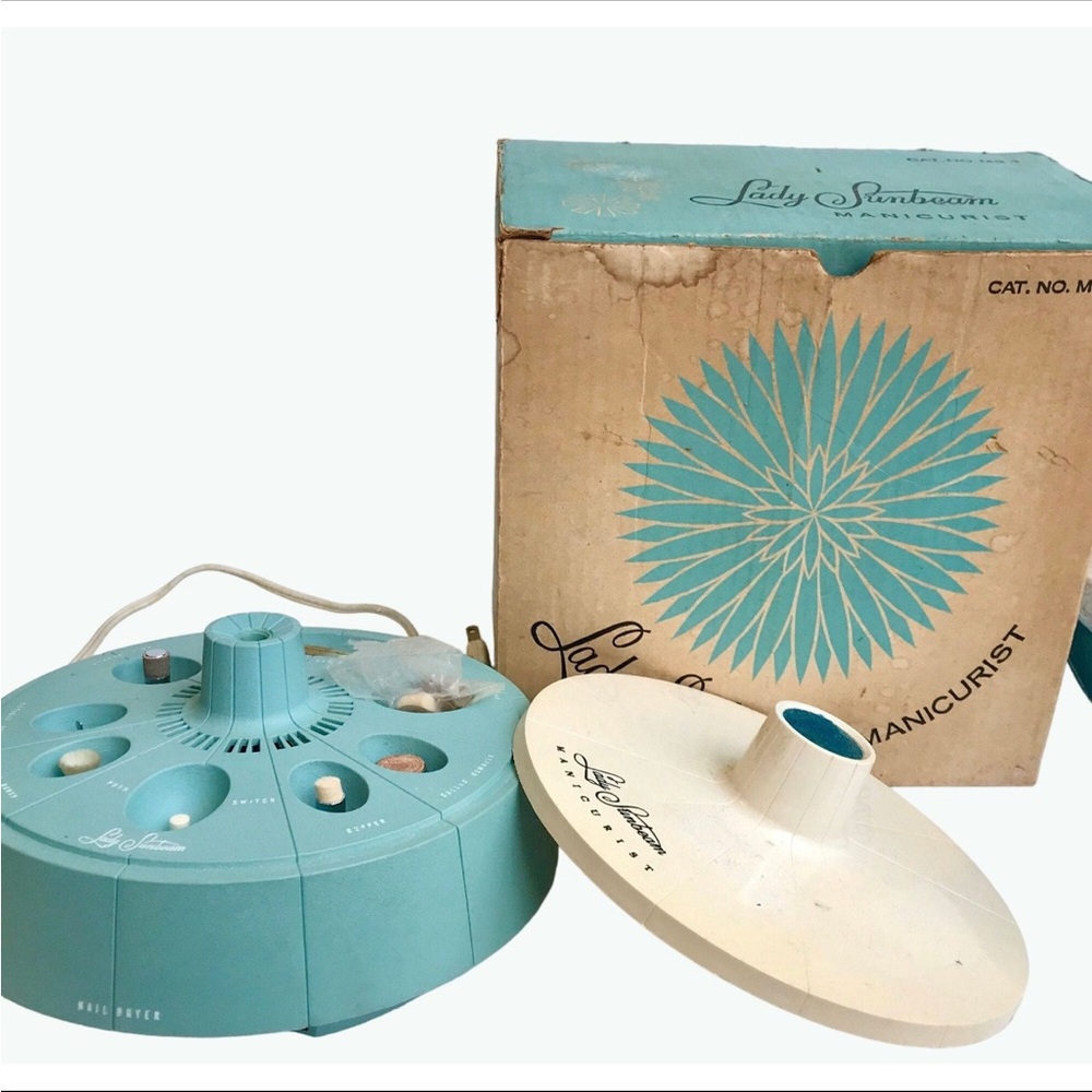 Vintage Lady Sunbeam Electric Manicure Set | Mid-Century | Original Box
